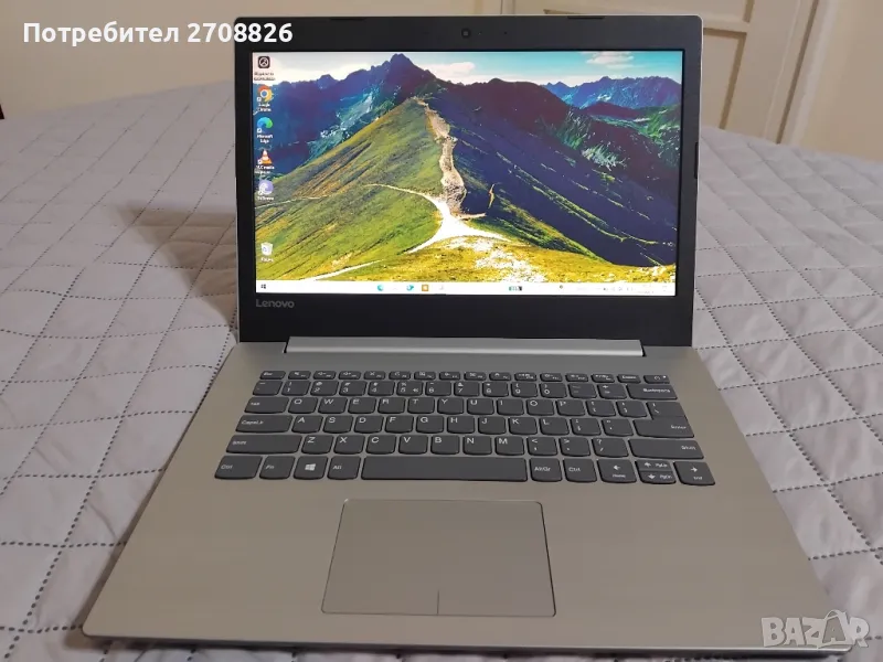 Само за 249 лева ! Бърз Lenovo slim ideapad с Windows 11 добра батерия, снимка 1