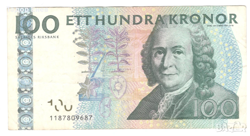 Sweden-100 Kronor-2001-P# 65a.1-Paper, снимка 1