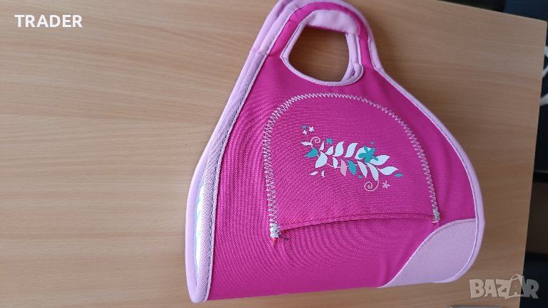 детска модна обемна розова чанта , снимка 1