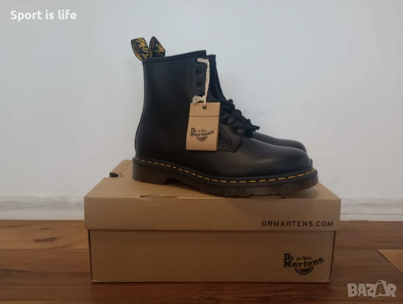 Dr. Martens Боти Кубинки 1460 Smooth Black, 41 EU, снимка 1