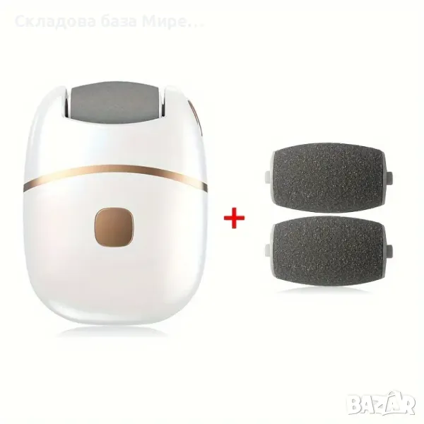 Електрическа пила за крака с 4 ролки, Акумулаторна батерия, 7х8,5 сантиметра, снимка 1