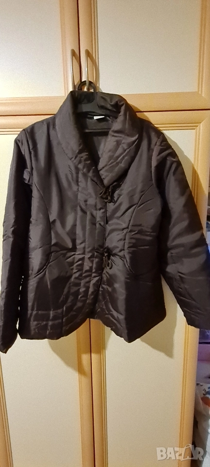 Кафяво дамско яке, снимка 1