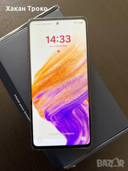 Samsung Galaxy A53 Black 128 GB, снимка 1