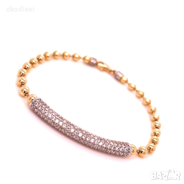 Златна дамска гривна 8,37гр. 18,5см. 14кр. проба:585 модел:34392-6, снимка 1