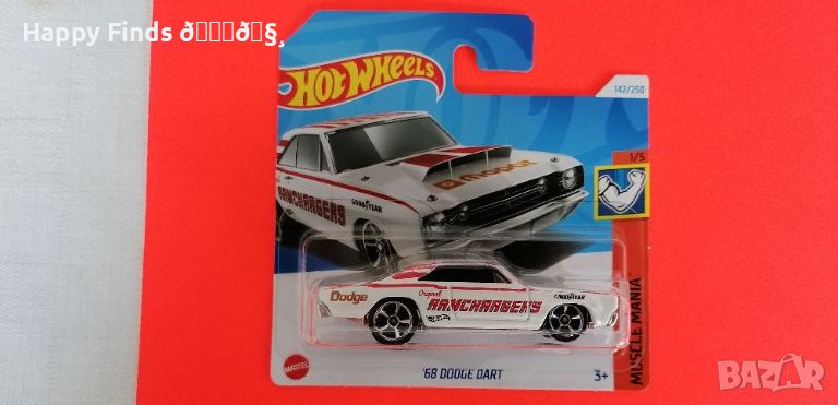 💕🧸Hot Wheels New case 24  `68 Dodge Dart Muscle Mania, снимка 1