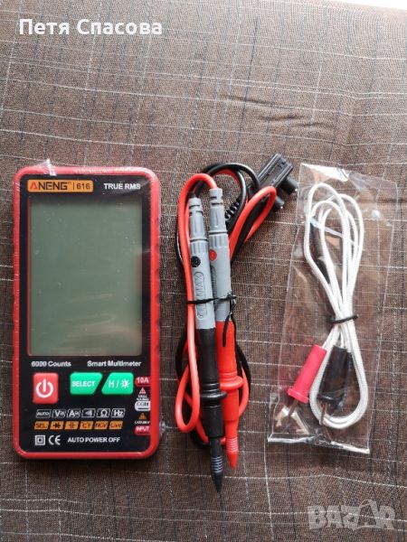 Интелигентен цифров мултиметър, мултицет, измервателен уред, Smart Multimeter ANENG 616, снимка 1