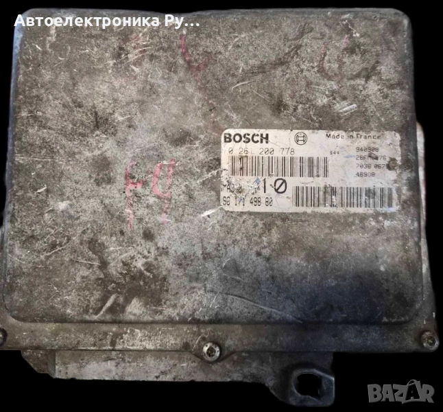 компютър PEUGEOT 106, CITROEN ZX 1.4, BOSCH ,0 261 200 778, 0261200778, 96 171 498 80, MA3.0 10, снимка 1