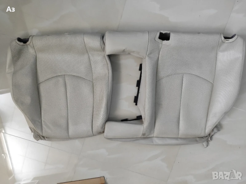 подлакътници,само кожа задни  седалки кожен салон Мерцедес Мерцедес W211 mercedes кожен салон бежав , снимка 1