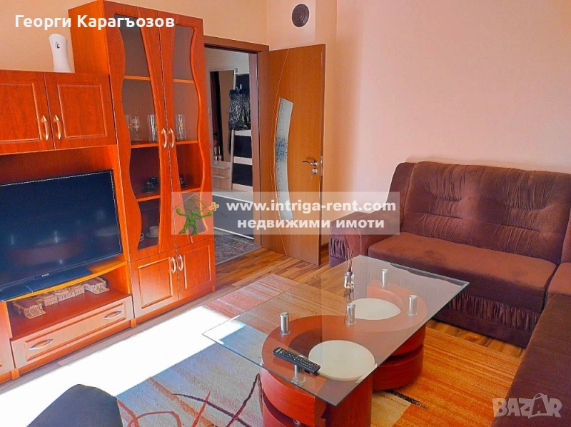 №3540 Южен, двустаен, обзаведен апартамент под наем в квартал Македонски, Хасково., снимка 1