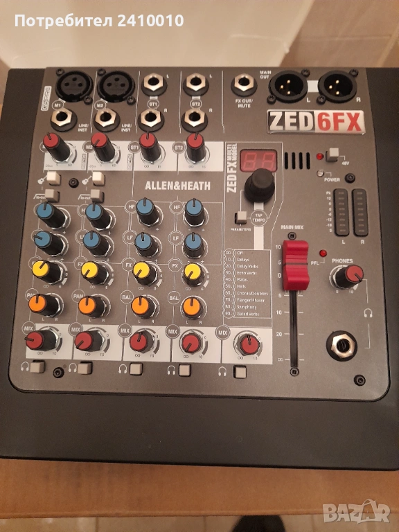 Продавам чисто нов Миксер ALLEN/ HEATH ZED6 FX, снимка 1