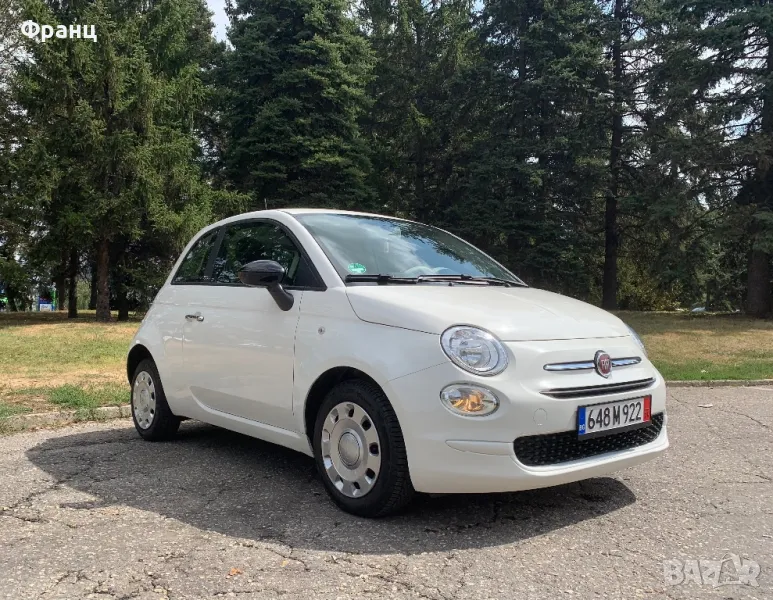 Fiat 500 Hybrid 60 хил. км. Сервизна книжка, снимка 1