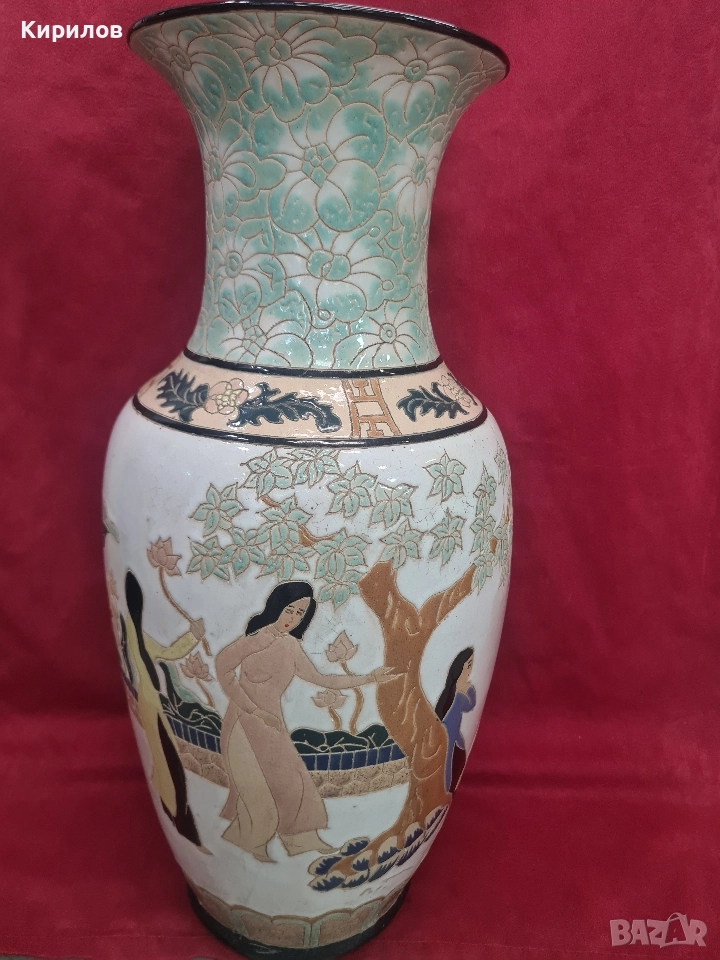 Голяма Стара Порцеланова Ваза! , снимка 1