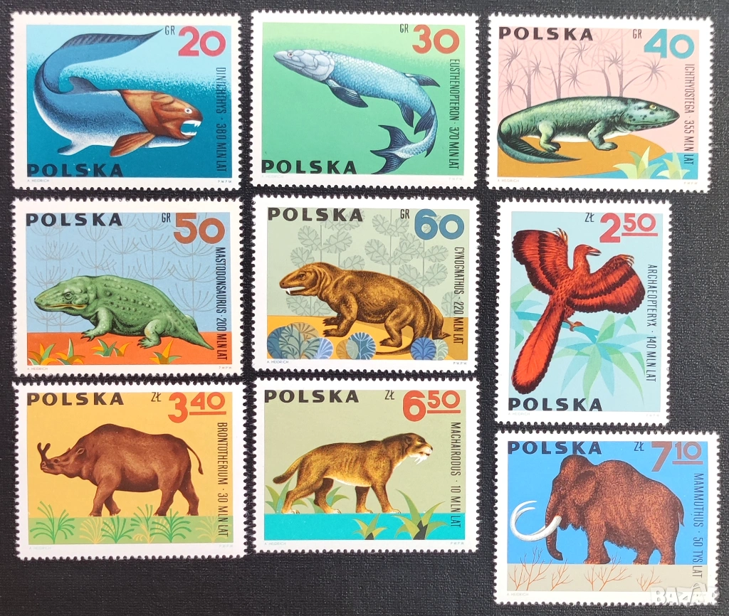 Полша, 1966 г. - лот животни, спорт, личности, история, транспорт, изкуство, фолклор, цветя, туризъм, снимка 1