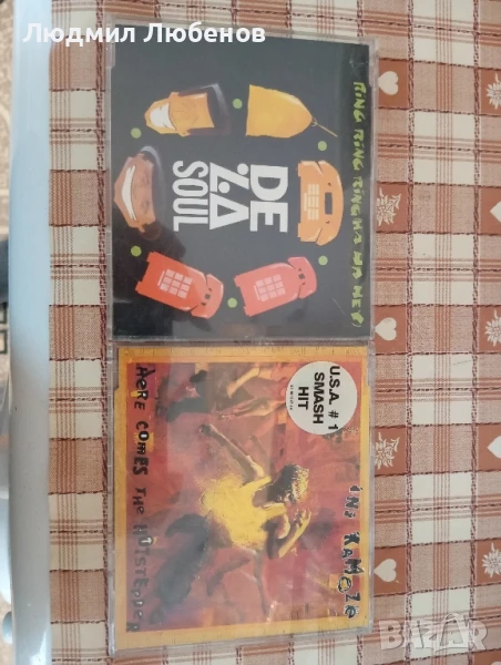 cd дискове с сингли INI Kamoze и De La Soul, снимка 1