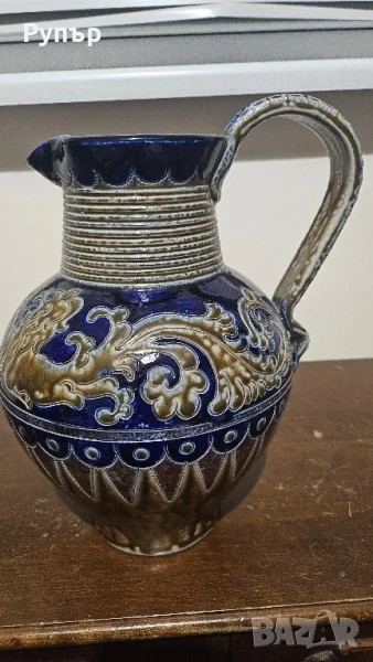 Рисувана кана за вино, снимка 1