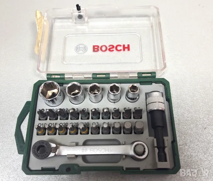 Комплект битове и тресчотки 27 части BOSCH Professional, снимка 1