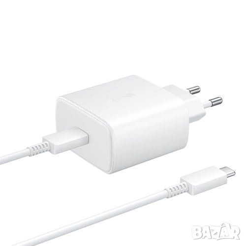 Samsung 45W Super Fast Charger
+ USB C cable 
, снимка 1