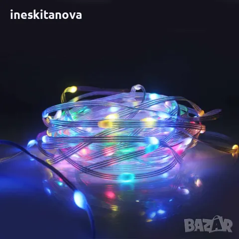 RGB LED Магическа светлинна лента с дистанционно и Bluetooth управление с проложение., снимка 1