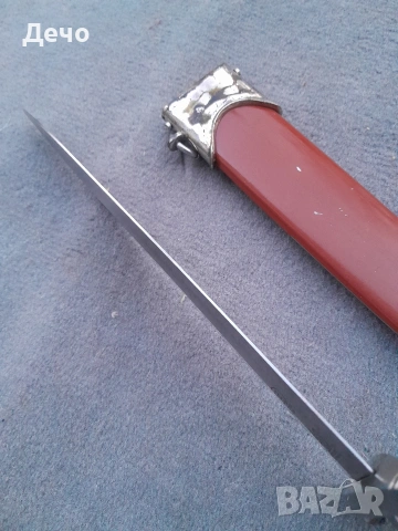 WWII ВСВ НЕМСКИ КОРТИК КАМА КИНЖАЛ Eickhorn , снимка 5 - Антикварни и старинни предмети - 53581884