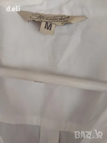 HILFIGER Original Size M-L 100% Памук Дълга риза-рокля, снимка 7 - Рокли - 49697102