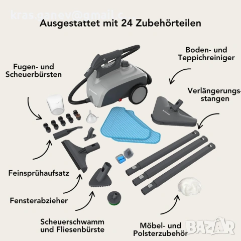 TS1 Парочистител - 3,6 бара, снимка 6 - Друга електроника - 53746148