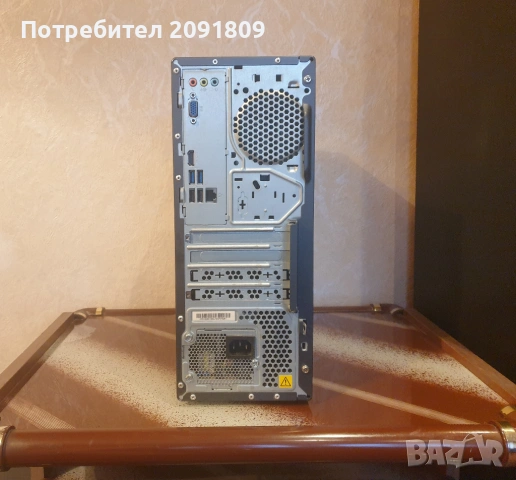Компютър Lenovo i3-7100/ 8GB RAM/ NVMe + HDD, снимка 2 - Геймърски - 53342478