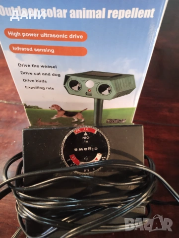Нов външен солар за прогонване на животни в градината, снимка 5 - Други - 53791730