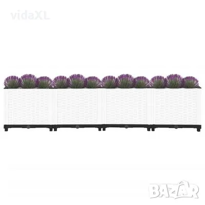 vidaXL Повдигната леха, 160x40x38 см, полипропилен (SKU:153311), снимка 3 - Градински мебели, декорация  - 48429918