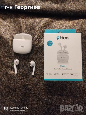 Безжични слушалки ttec | Безжични слушалки TTEC Mode, снимка 1 - Bluetooth слушалки - 45571853