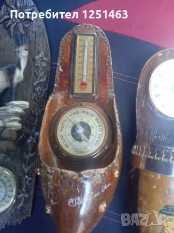 Промо-Барометри Термометър и Часовник , снимка 3 - Антикварни и старинни предмети - 50002510