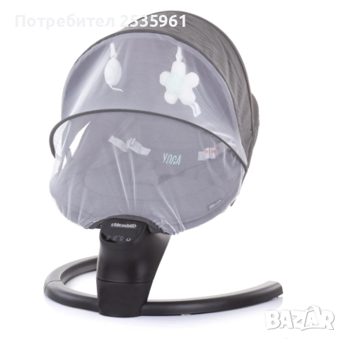 Електрически шезлонг Chipolino Yoga - в гаранция, снимка 2 - Детски шезлонги - 52072557