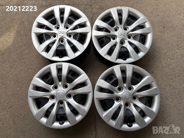 4 броя железни джанти+тасове за Hyundai IX20,Hyundai I30,Hyundai IONIQ 15