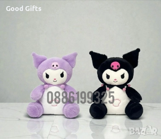 Интерактивна Дишаща плюшена играчка Kuromi Hello Kitty Куроми музикална