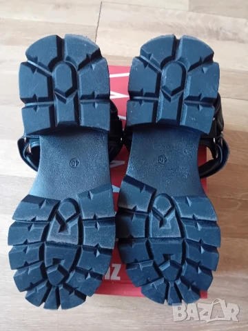 Черни сандали Тенденз , снимка 7 - Сандали - 51354486