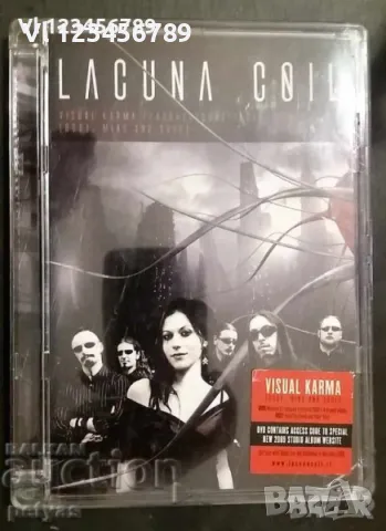 DVD- Lacuna Coil Visual Karma - 2 dvd, снимка 1 - DVD дискове - 47725980