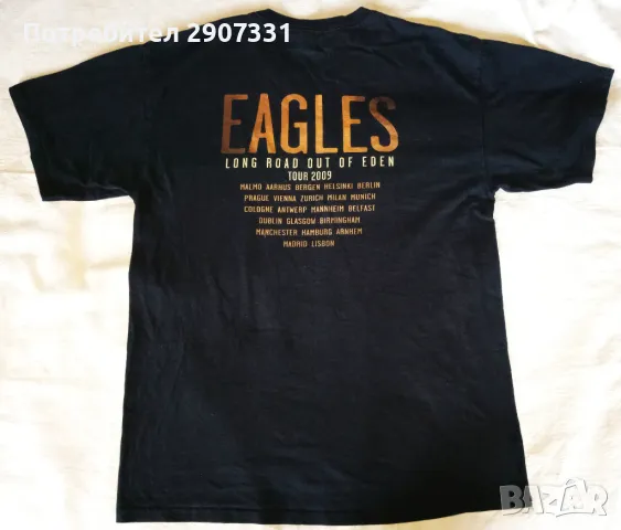 Тениска групи Eagles. Tour 2009, снимка 2 - Тениски - 47174096