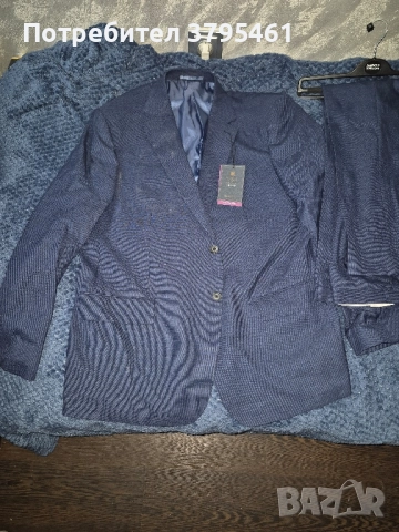 Нов мъжки костюм Marks and Spencers , снимка 6 - Костюми - 52218634