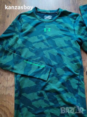 Under Armour ColdGear Jacquard Compression - мъжка фитнес блуза М, снимка 4 - Блузи - 52638851