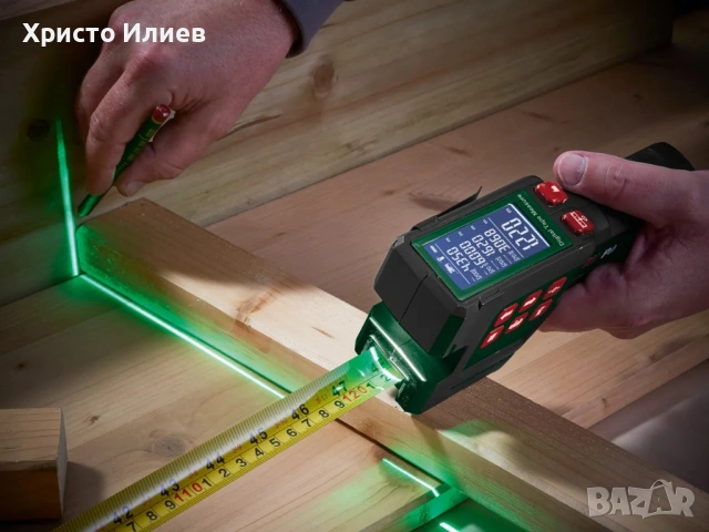 Акумулаторна ролетка Цифрова рулетка Parkside, снимка 2 - Други инструменти - 54036246