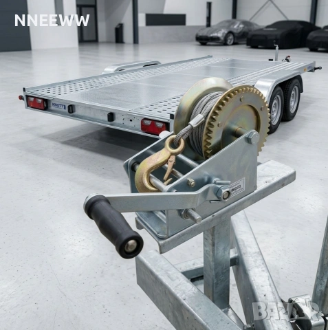 ръчна лебедка със стоманено въже 2500LBS 1100кг