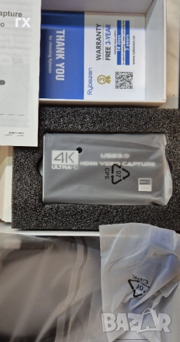 4k hdmi видео кепчър, снимка 3 - Кабели и адаптери - 50489668