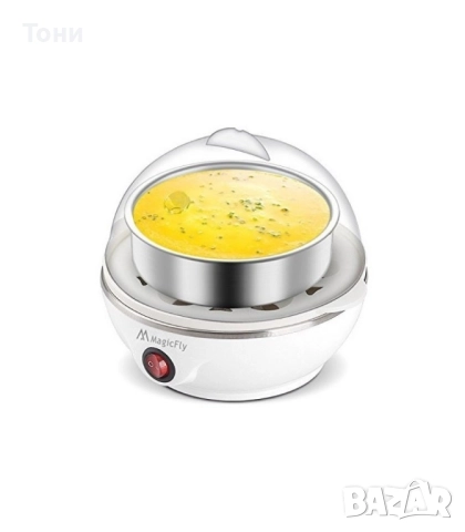 Яйцеварка с пара за 7 или 14 яйца с таймер, снимка 3 - Уреди за готвене на пара - 51856135