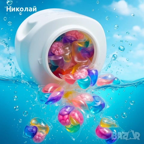 Капсули за пране 6в1 – 30 броя 8 кратна формула, снимка 3 - Препарати за почистване - 53234030