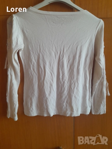 Подарявам!Детска бяла блузка , снимка 10 - Детски Блузи и туники - 51543579