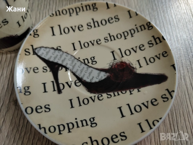 Чашка с чинийка за кафе с атрактивен дизайн, снимка 9 - Чаши - 53576866