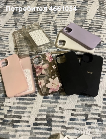 iPhone 13 Rose • Отлично състояние • Пълен комплект • 12 кейса • 3 протектора • Адаптер, снимка 4 - Apple iPhone - 52541717