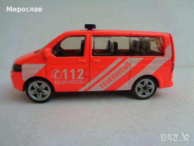 SIKU VW ПОЖАРНА КОЛИЧКА ИГРАЧКА МОДЕЛ , снимка 1 - Колекции - 46101873