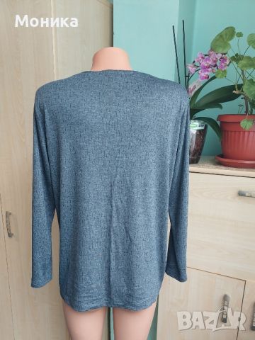 Тънка блузка с дълъг ръкав, снимка 1 - Блузи с дълъг ръкав и пуловери - 45799131