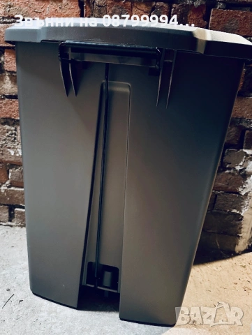 Кош за боклук Simplehuman 50л с педал и плавно затваряне, снимка 5 - Други стоки за дома - 53507919