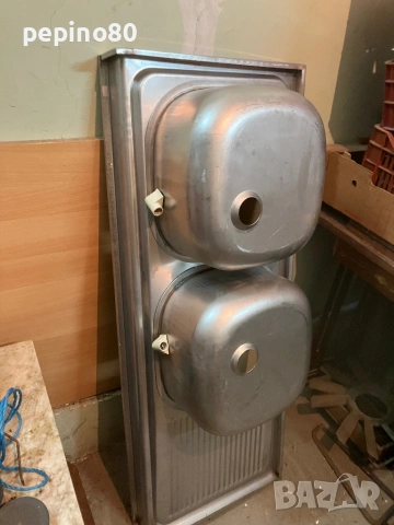 Мивка двойна алпака, снимка 3 - Мивки - 54192865